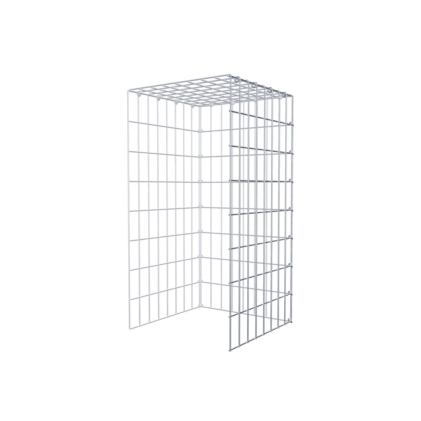 Pile aggiuntivo tipo 4 80 cm x 40 cm x 40 cm (L x H x P), maglia 5 cm x 10 cm, anello a C