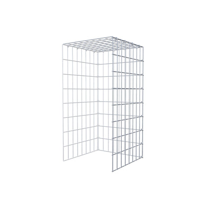 Pile aggiuntivo tipo 4 80 cm x 40 cm x 40 cm (L x H x P), maglia 5 cm x 10 cm, anello a C