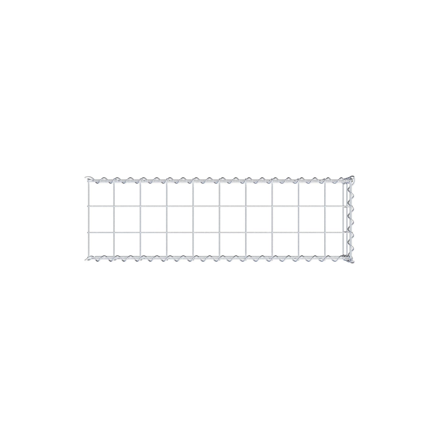 Gabbione aggiuntivo tipo 4 100 cm x 20 cm x 30 cm (L x A x P), maglia 10 cm x 10 cm, spirale