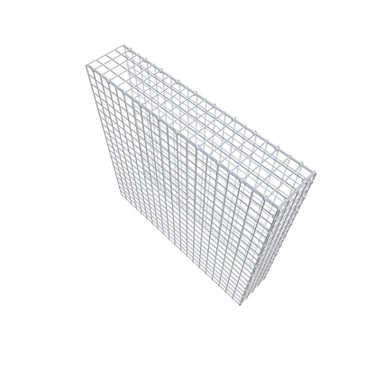 Monteret gabion type 4 100 cm x 100 cm x 20 cm (L x H x D), maskestørrelse 5 cm x 5 cm, C-ring