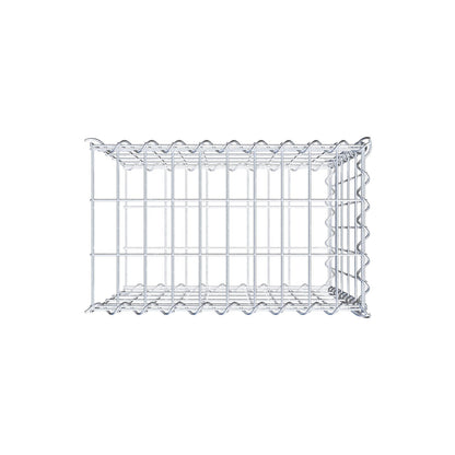 Anbaugabione Typ 2 50 cm x 50 cm x 30 cm (L x H x T), Maschenweite 5 cm x 10 cm, Spirale