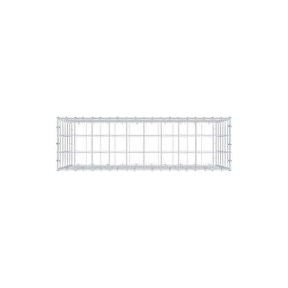 Schanskorf 100 cm x 60 cm x 30 cm (L x H x D), maaswijdte 10 cm x 10 cm, C-ring