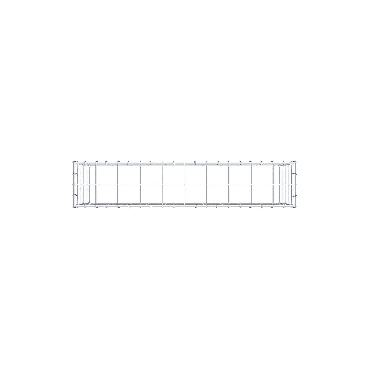 Gabbione aggiuntivo di tipo 3 100 cm x 50 cm x 20 cm (L x H x P), maglia 10 cm x 10 cm, anello a C