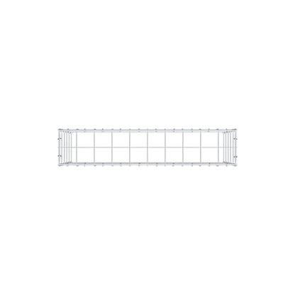 Gabbione aggiuntivo di tipo 3 100 cm x 50 cm x 20 cm (L x H x P), maglia 10 cm x 10 cm, anello a C