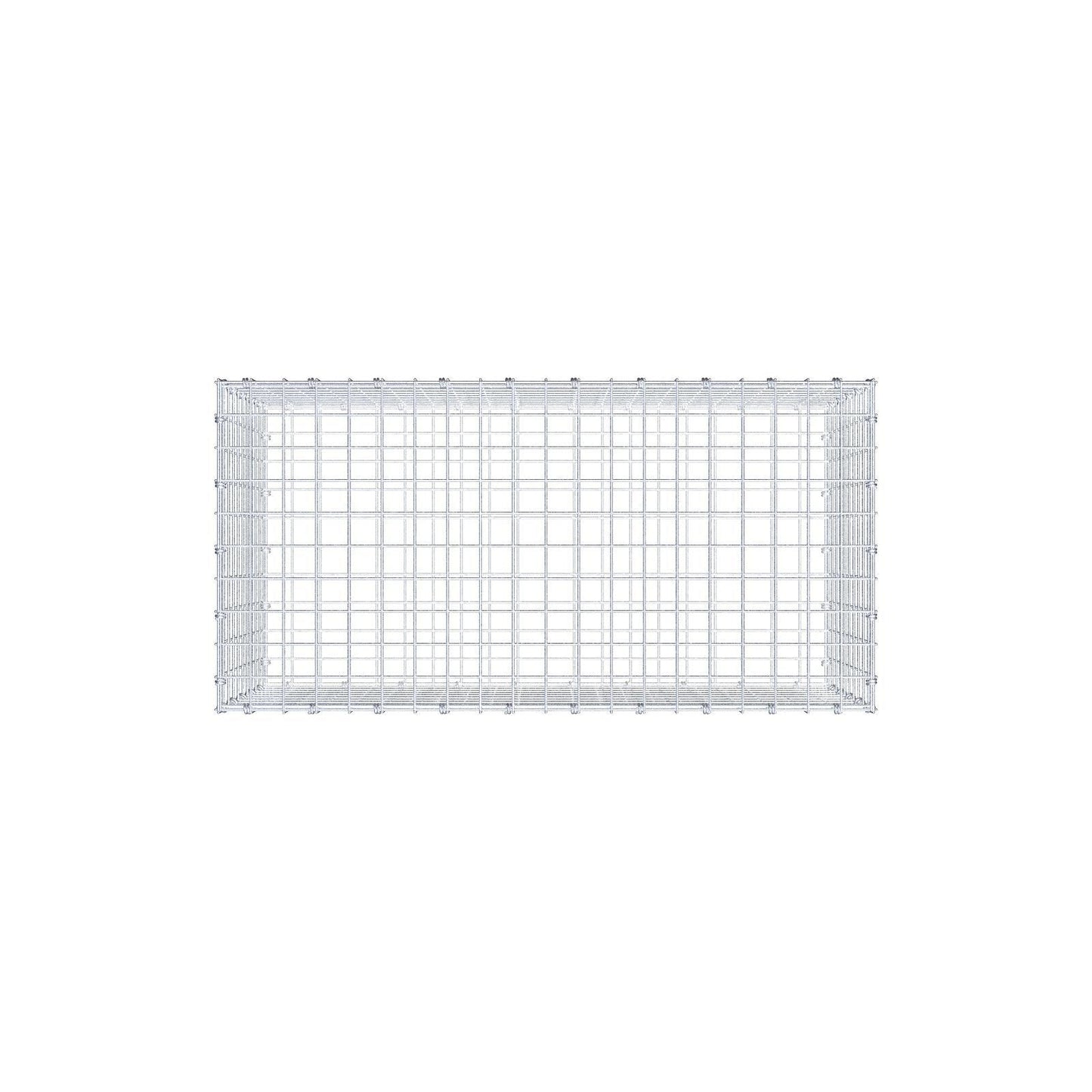 Gabione 100 cm x 50 cm x 50 cm (L x H x T), Maschenweite 5 x 5 cm, Spiralring