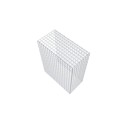 Mounted gabion type 4 100 cm x 80 cm x 40 cm (L x H x D), mesh size 5 cm x 5 cm, C-ring