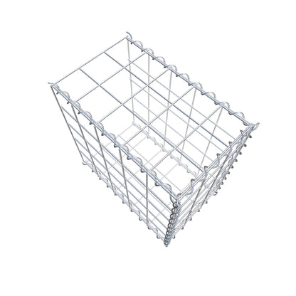 Extra gabion typ 2 50 cm x 50 cm x 30 cm (L x H x D), maskstorlek 10 cm x 10 cm, spiral