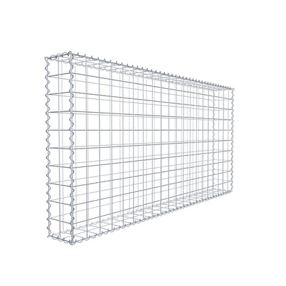 Gabbione 200 cm x 100 cm x 20 cm (L x H x P), maglia 10 cm x 10 cm, spirale