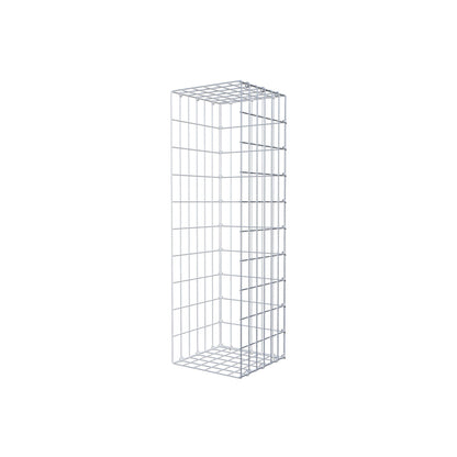 Fourche rapportée type 2 100 cm x 30 cm x 30 cm, mailles 5 cm x 10 cm, anneau en C