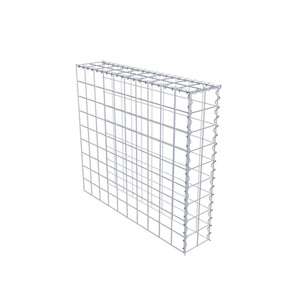 Anbaugabione Typ 4 100 cm x 90 cm x 20 cm (L x H x T), Maschenweite 10 cm x 10 cm, Spirale