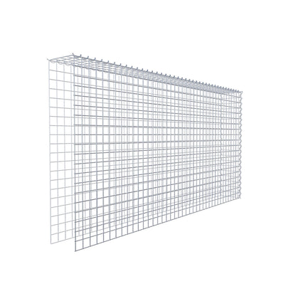 Grown-on gabion type 4 200 cm x 100 cm x 20 cm (L x H x D), mesh size 5 cm x 5 cm, spiral