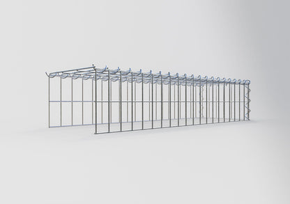 Gabbione aggiuntivo tipo 4 100 cm x 20 cm x 30 cm (L x A x P), maglia 5 cm x 10 cm, spirale