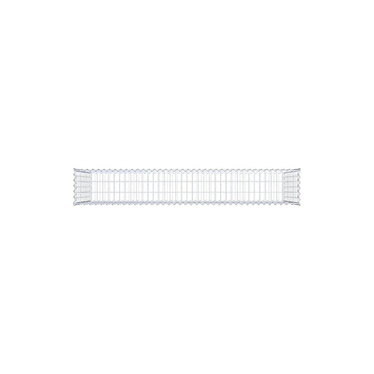 Gabbione 200 cm x 100 cm x 30 cm (L x H x P), maglia 5 cm x 10 cm, spirale