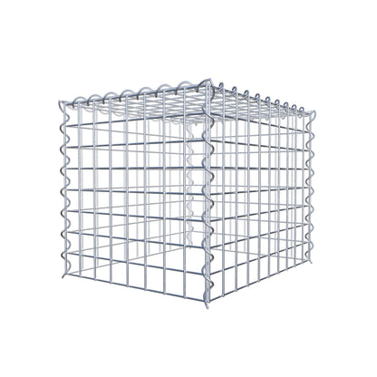 Anbaugabione Typ 3 50 cm x 40 cm x 40 cm (L x H x T), Maschenweite 5 cm x 5 cm, Spirale