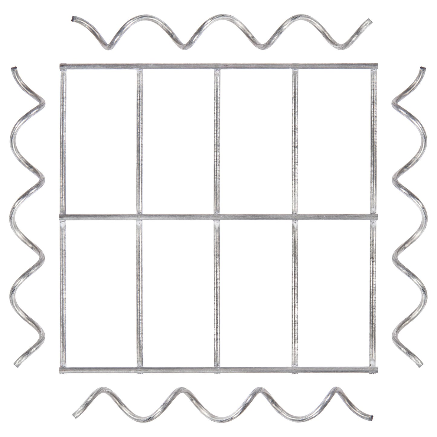 Deksel voor kolom MW 5 x 10 cm inclusief 4 montagespiralen