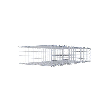 Gavión complementario tipo 2 100 cm x 20 cm x 50 cm (L x A x P), malla 5 cm x 5 cm, espiral
