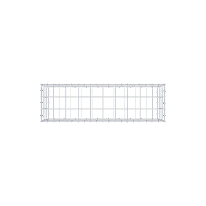 Schanskorf 100 cm x 40 cm x 30 cm (L x H x D), maaswijdte 10 cm x 10 cm, C-ring