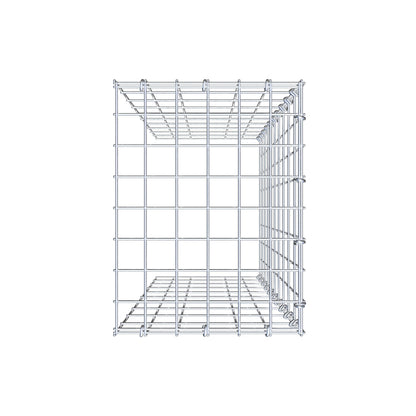 Type 4 oplegkorf 100 cm x 30 cm x 40 cm (L x H x D), maaswijdte 5 cm x 10 cm, C-ring