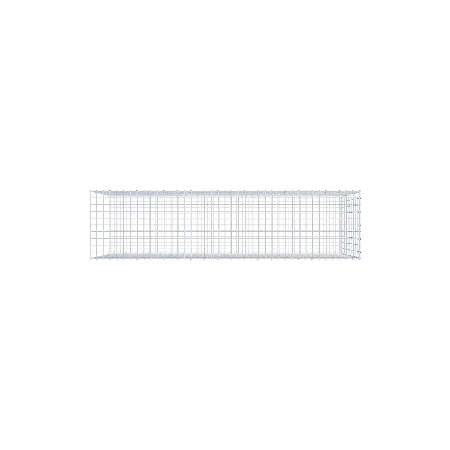 Mounted gabion type 2 200 cm x 100 cm x 50 cm, mesh size 5 cm x 10 cm, C-ring