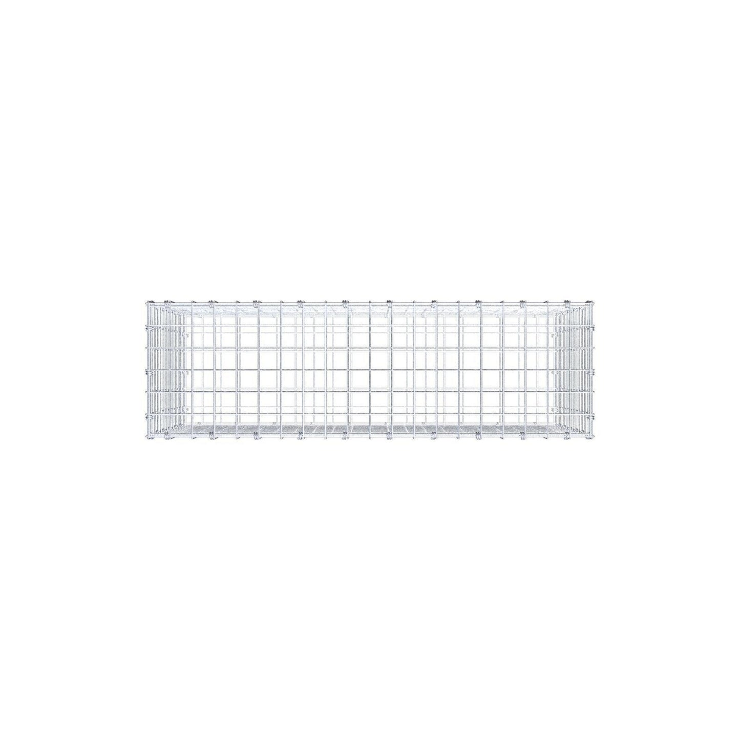 Gabione 100 cm x 60 cm x 30 cm (L x H x T), Maschenweite 5 x 5 cm, Spiralring