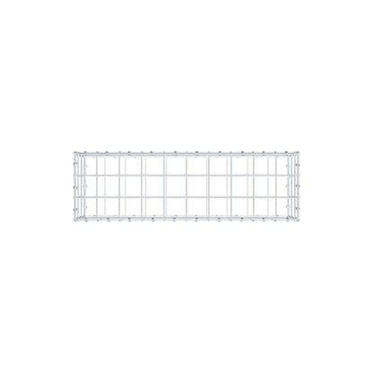 Gabion 100 cm x 30 cm x 30 cm (L x H x D), maskestørrelse 10 x 10 cm, spiralring