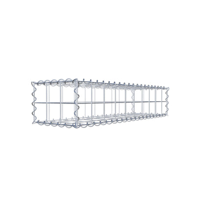Gabbione 100 cm x 20 cm x 30 cm (L x H x P), maglia 10 cm x 10 cm, spirale