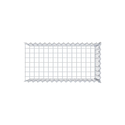 Gabbione aggiuntivo tipo 4 80 cm x 40 cm x 40 cm (L x H x P), dimensione maglia 5 cm x 10 cm, a spirale