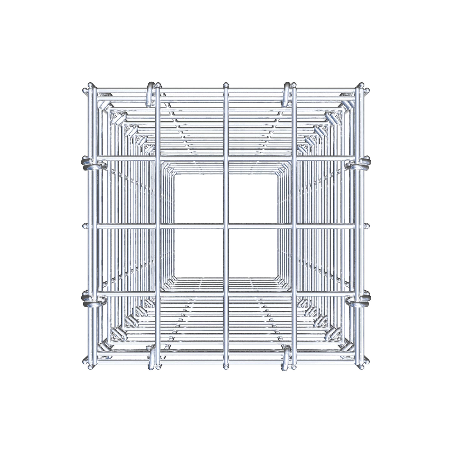 Gabbione aggiuntivo tipo 3 100 cm x 20 cm x 20 cm (L x A x P), maglia 5 cm x 5 cm, anello a C