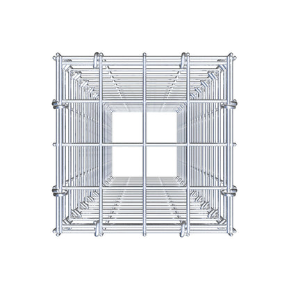 Gabbione aggiuntivo tipo 3 100 cm x 20 cm x 20 cm (L x A x P), maglia 5 cm x 5 cm, anello a C