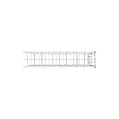 Add-on schanskorf type 2 100 cm x 80 cm x 20 cm (L x H x D), maaswijdte 5 cm x 10 cm, spiraalvormig
