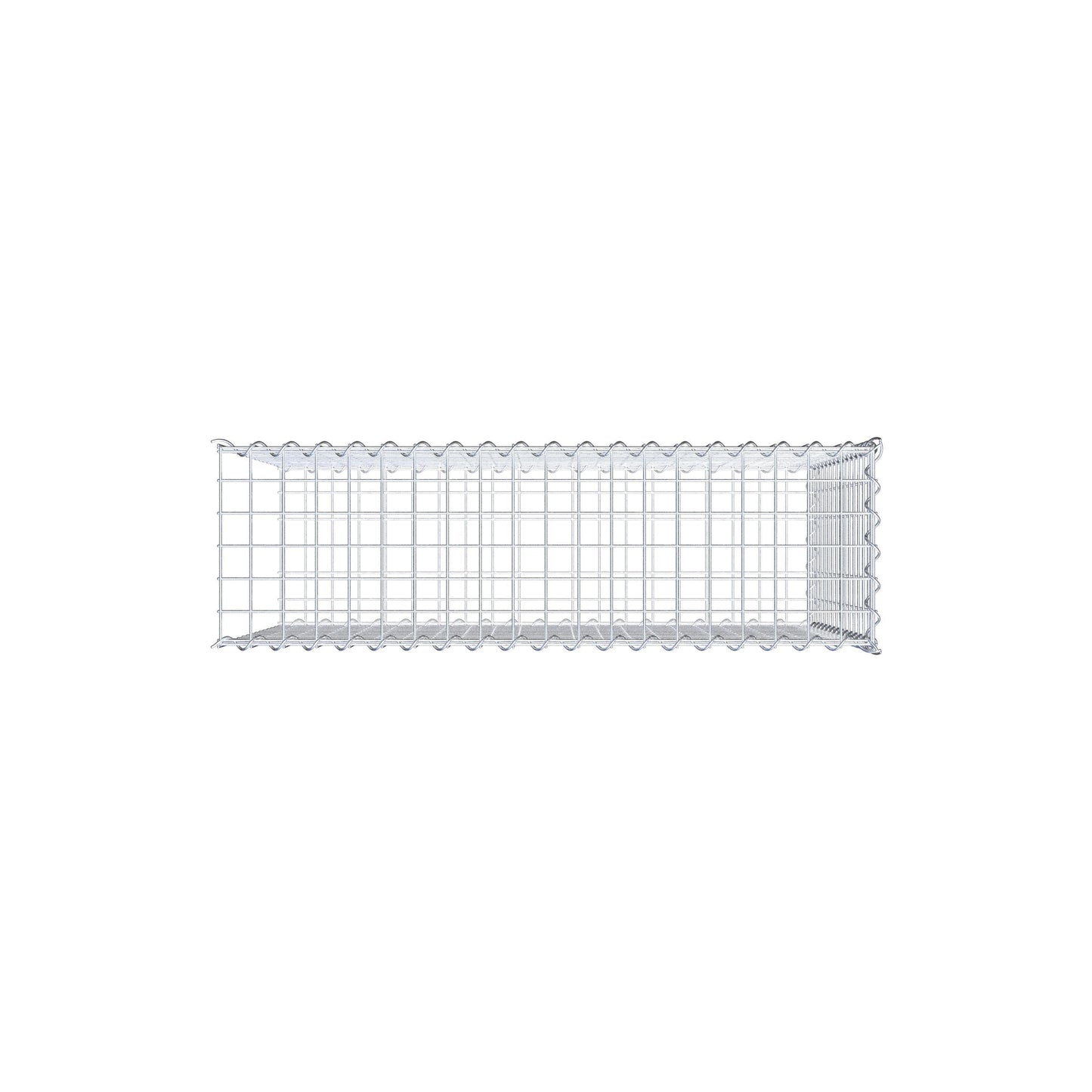Grown-on gabion type 2 100 cm x 70 cm x 30 cm (L x H x D), mesh size 5 cm x 5 cm, spiral