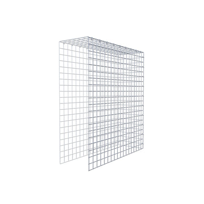 Gavión adicional tipo 4 100 cm x 90 cm x 30 cm (L x A x P), malla 5 cm x 5 cm, anillo en C