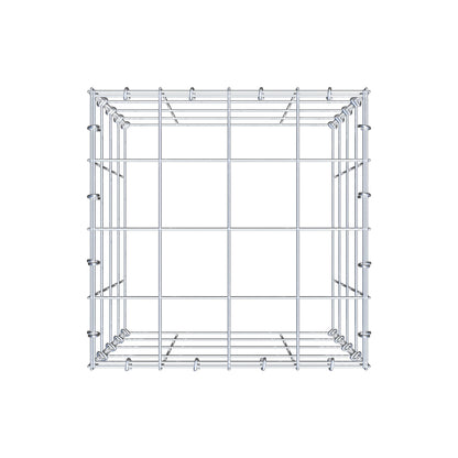 Anbaugabione Typ 3 40 cm x 40 cm x 40 cm (L x H x T), Maschenweite 10 cm x 10 cm, C-Ring