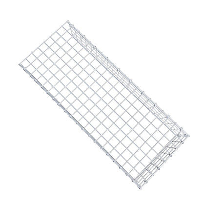 Gabbione fissabile tipo 4 100 cm x 20 cm x 40 cm (L x H x P), maglia 5 cm x 5 cm, anello a C