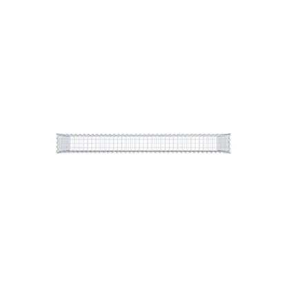 Gabion 200 cm x 100 cm x 20 cm (L x H x P), mailles 5 cm x 5 cm, spirale