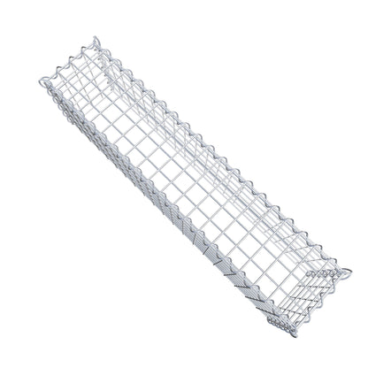 Gavión adulto tipo 3 100 cm x 30 cm x 20 cm (largo x alto x profundidad), tamaño de malla 5 cm x 5 cm, espiral