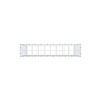 Gabion 100 cm x 90 cm x 20 cm (L x H x D), maskestørrelse 10 x 10 cm, spiralring