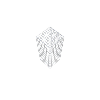 Extra gabion typ 4 100 cm x 40 cm x 40 cm (L x H x D), maskstorlek 5 cm x 10 cm, C-ring