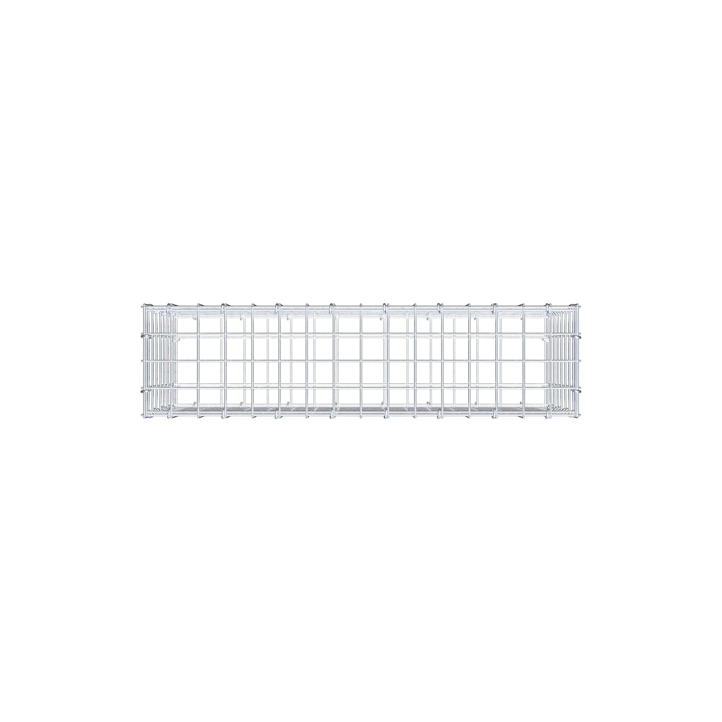 Gabion 80 cm x 40 cm x 20 cm (L x H x D), maskestørrelse 5 cm x 5 cm, C-ring