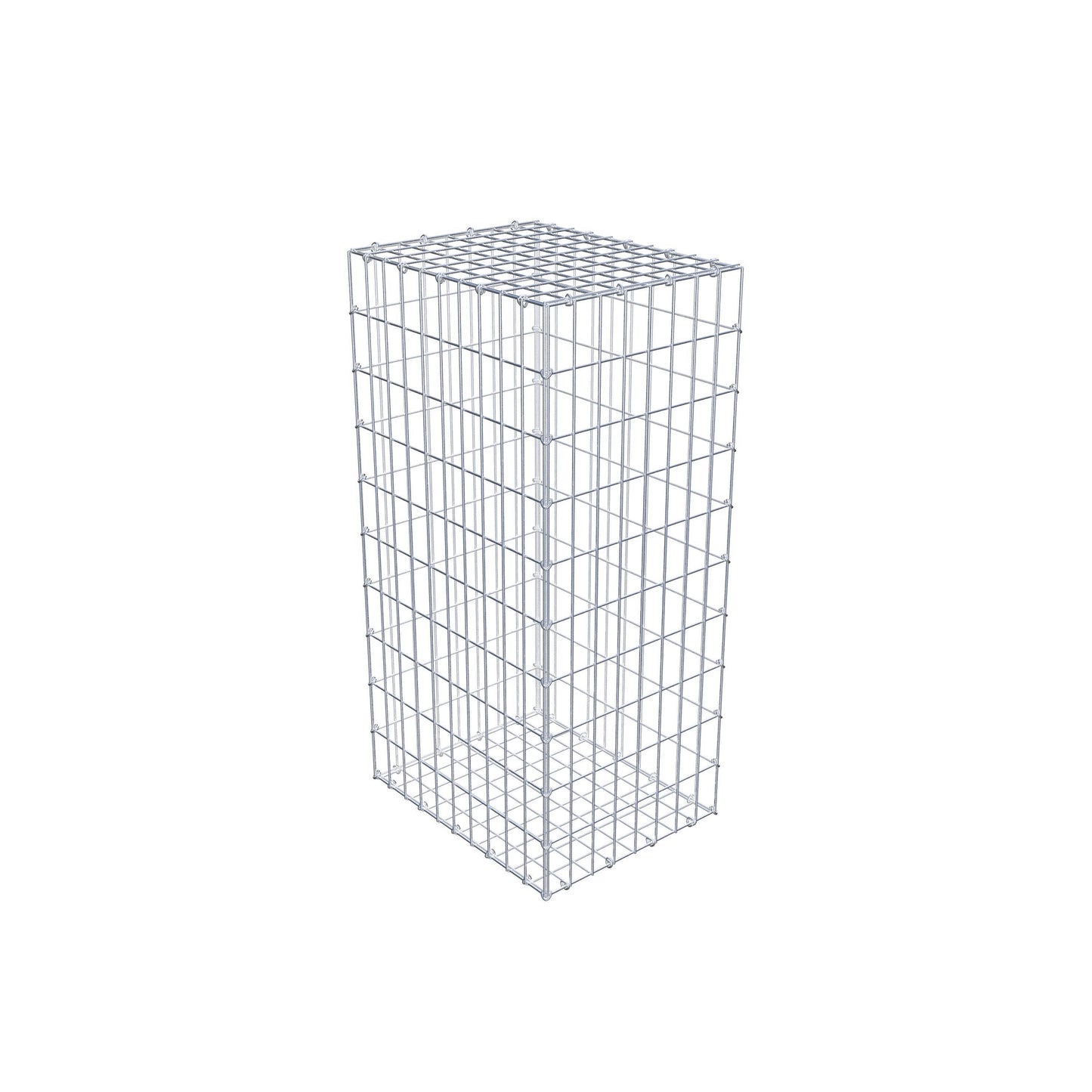 Gabione 100 cm x 50 cm x 40 cm (L x H x T), Maschenweite 5 cm x 10 cm, C-Ring