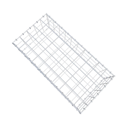 Gavión 100 cm x 30 cm x 50 cm (L x A x P), malla 10 cm x 10 cm, anillo en C