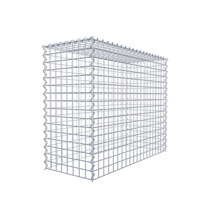 Grown-on gabion type 3 100 cm x 80 cm x 40 cm (L x H x D), mesh size 5 cm x 5 cm, spiral