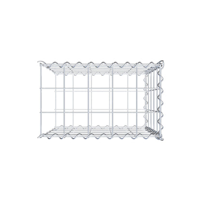 Extra gabion typ 2 50 cm x 50 cm x 30 cm (L x H x D), maskstorlek 10 cm x 10 cm, spiral