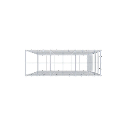 Fourche rapportée type 2 100 cm x 60 cm x 20 cm (L x H x P), mailles 10 cm x 10 cm, anneau C
