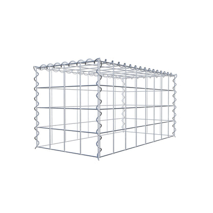 Opvokset gabion type 3 80 cm x 40 cm x 40 cm (L x H x D), maskestørrelse 10 cm x 10 cm, spiral