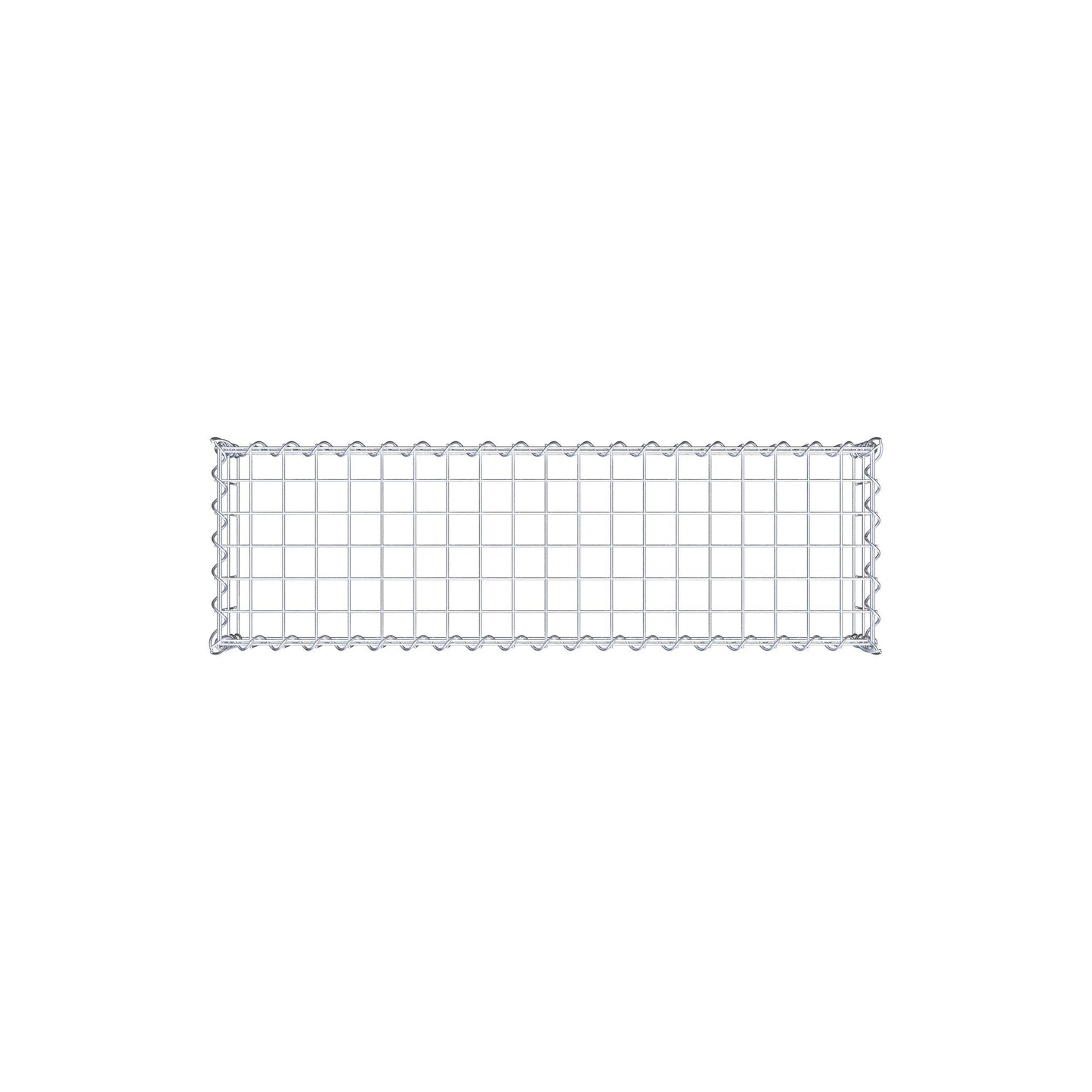 Gavión complementario tipo 3 100 cm x 20 cm x 30 cm (L x A x P), malla 5 cm x 10 cm, espiral