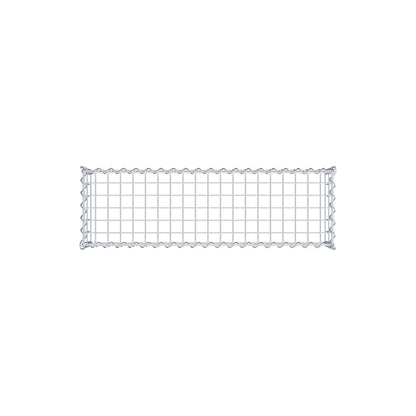 Gavión complementario tipo 3 100 cm x 20 cm x 30 cm (L x A x P), malla 5 cm x 10 cm, espiral