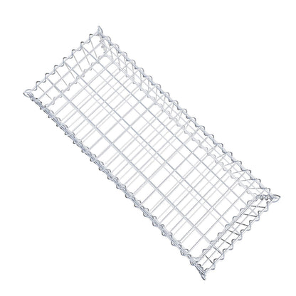 Gabione 100 cm x 20 cm x 40 cm (L x H x T), Maschenweite 5 cm x 10 cm, Spirale
