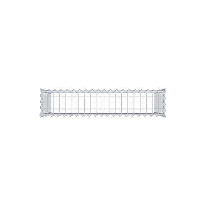Opvokset gabion type 3 100 cm x 60 cm x 20 cm (L x H x D), maskestørrelse 5 cm x 5 cm, spiral