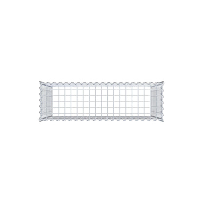 Påväxt gabion typ 3 100 cm x 70 cm x 30 cm (L x H x D), maskstorlek 5 cm x 5 cm, spiral
